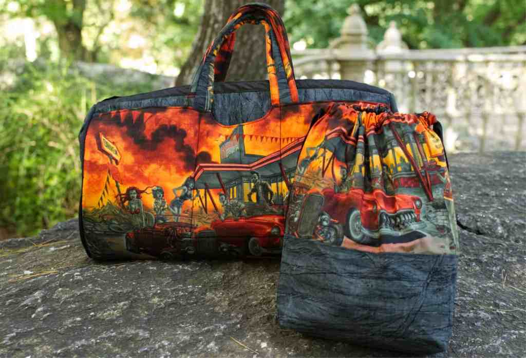 Sassafras Lane Daily Duffle Bag and Leah Drawstring bag 0027