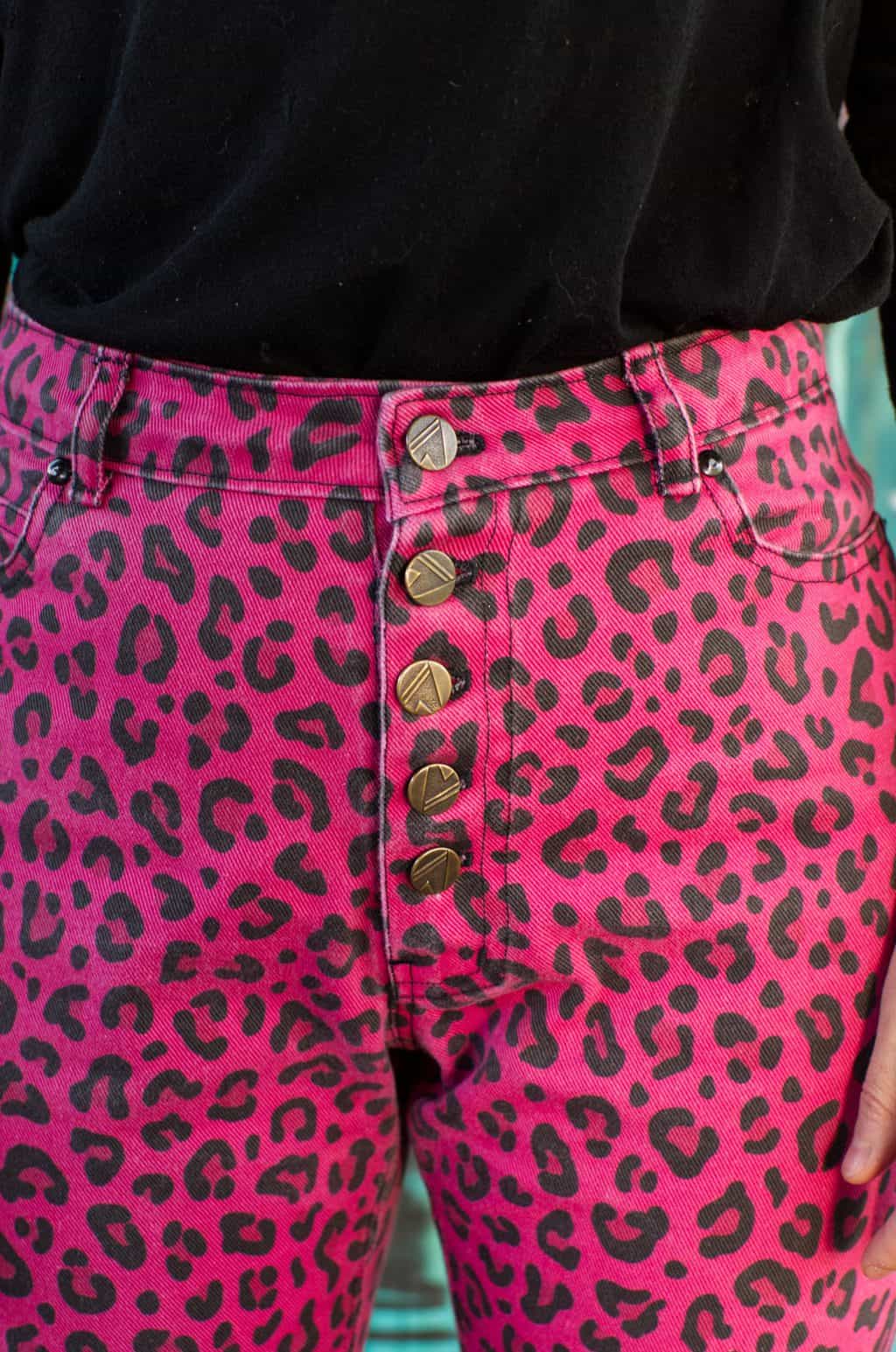 Leopard Pink Dawn Jeans 7774