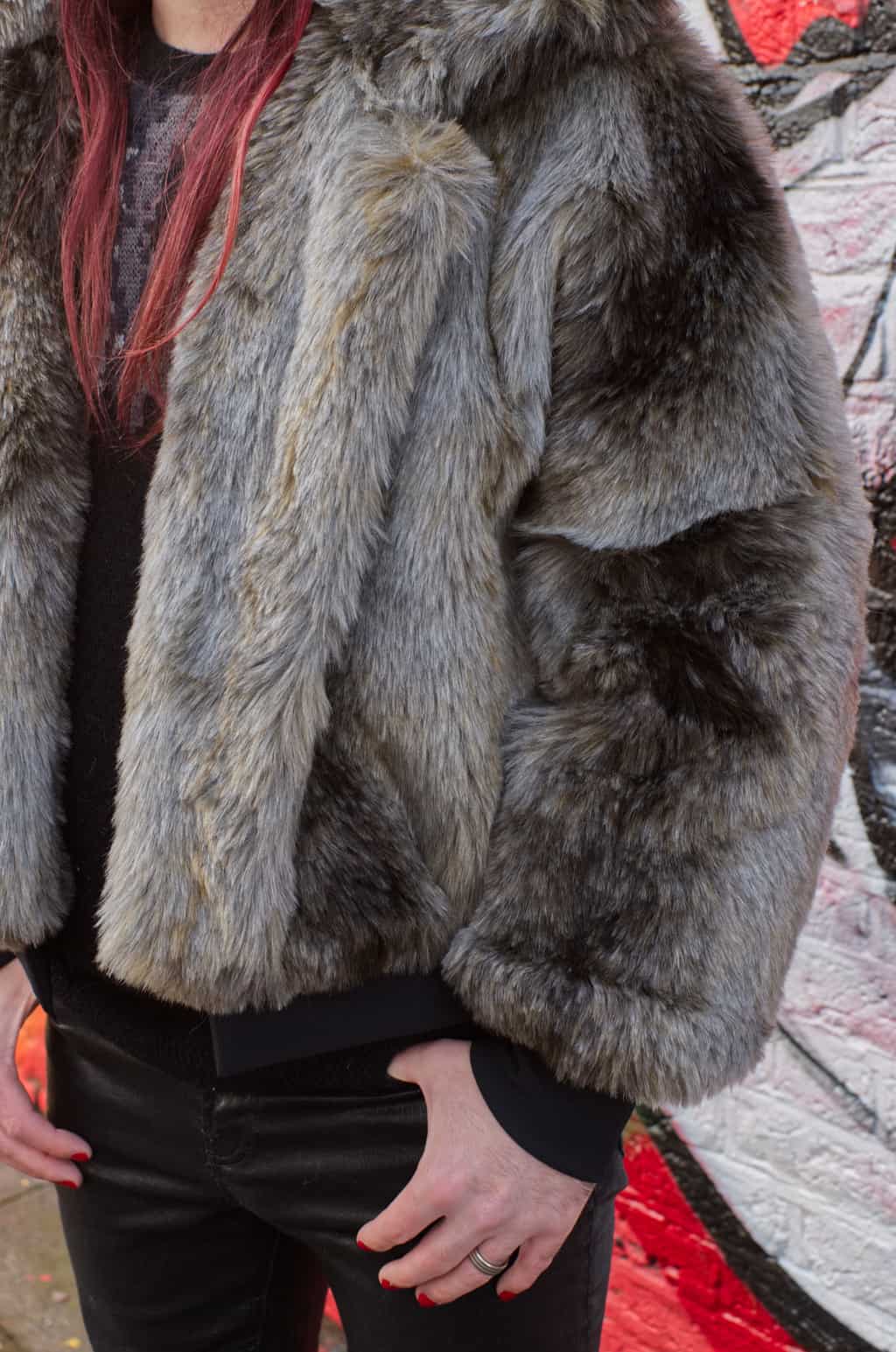 Minerva Burda 6359 grey fur jacket 2574